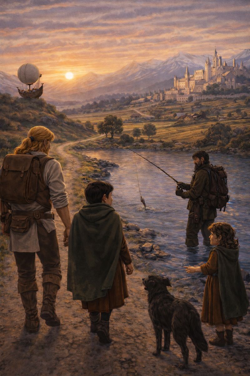 Возвращение в город. Встреча с перосонажами игроков (1)