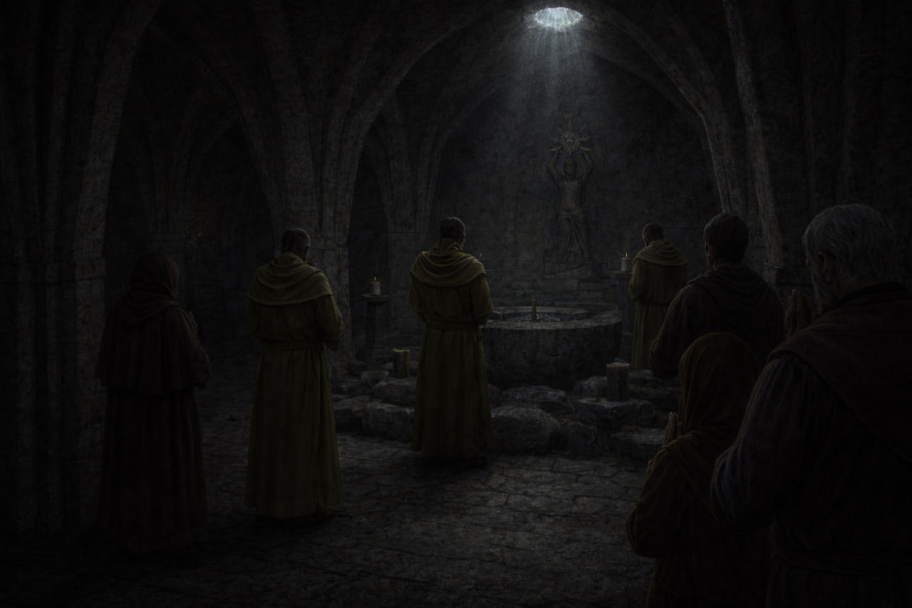 Утро и начало молитв Латандеру